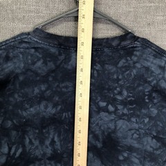 The Mountain Shirt Mens 2XL Black Wolves Moon Tie Dye Long Sleeve Graphic