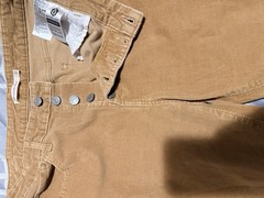Levi’s Men’s Pants 33X30 Brown Corduroy 721 High Rise Skinny Stretch Button Fly