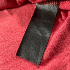 Barbour International Steve McQueen Collection Red Motorcycle Graphic Tee Sz L
