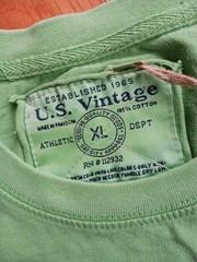 Nwt U.S. VINTAGE t-shirt Key West FL Map XL Apple Green