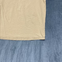 Puma Better Essentials T-Shirt Mens 2XL Beige Spell Out Graphic Everyday Wear