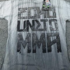 NEW Ecko Unltd Shirt Mens XL Gray MMA Graphic Short Sleeve Tee T-Shirt Y2K 00s