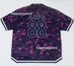 A BATHNIG APE Men’s COLOR CAMO WARM UP SS SHIRT 1M30132314 bz