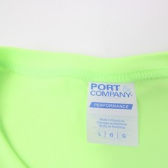 Port & Company Short Sleeve Shirt Men’s Lime Green Used L