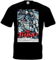 The Thing v83 T-shirt black movie poster horror John Carpenter all sizes S-5XL