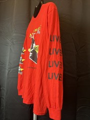 Aubrey The Three Migos Shirt Mens Medium Red Scorpion Tour Long Sleeve 2018 Live
