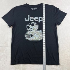 Jedco Jeep Graphic T Shirt Mens L Black Camo Rubber Ducky Sunglasses Duck Tee