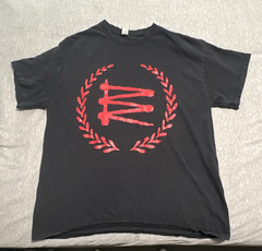 Gildan Heavy Cotton G500 Revolting Cocks Graphic Tee L Black/Red Crew