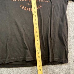 Vintage REI Co-op T-Shirt Men’s L Black Tent Packs & Trail Supplies Graphic