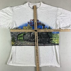 Cumbres & Toltec Scenic Railroad T-shirt Mens Large Steam Train VTG 90s