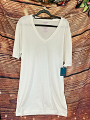 NEW Men’s Tommy John Cool Cotton Deep V-Neck Stay-Tucked Undershirt Size 2XL