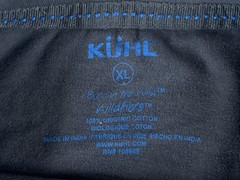 Kuhl Shirt Mens Extra Large Gray Wildfibre Crewneck Casual Hiking Cotton Outdoor