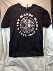 AJR The Maybe Man Tour 2024 Concert T Shirt XXL Black Graphic Band Tee EUC