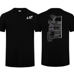 L5P Duramax Diesel Truck Outline Graphic T-Shirt