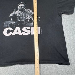 Johnny Cash Shirt Adult Extra Extra Large Black Country Music Singer Songwriter
