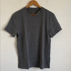 J Crew Sueded cotton T-shirt Small Grey