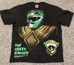 Vintage Vitamin Power Rangers Green Ranger AOP All Over Print Single Stitch XL