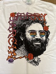 Online Ceramics Jerry Garcia Grateful Dead Peaceful Planet Tshirt Large