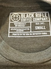 Coffee or Die Snake Black Rifle Coffee Company Olive T Shirt Men’s Small