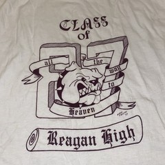 VTG John Regan High School Houston TX Class Of 97 Stedman Single Stitch Shirt L