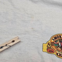 VTG Smokin Ass Cigars Kona Hawaii Tobacco T Shirt Men Medium Stain