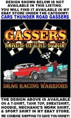 Old School Thunder Road Speed Demon Devil Speed Shop Gasser Race Car Work Shirt