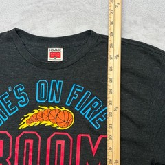 NBA Jam He’s on Fire Boom Shaka Laka Homage Tee XL fits smaller made in USA