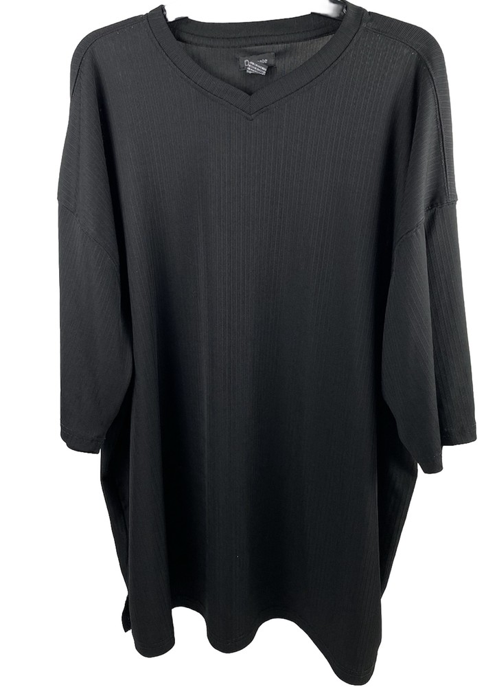 damante men 4XLT black short sleeves
