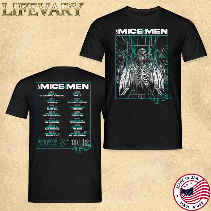 Of Mice & Men Spring 2025 Tour Official Fan Merch and Apparel