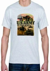 Adult DryBlend® T-Shirt – ( US ARMY – AMERICAN PRIDE / MILITARY )