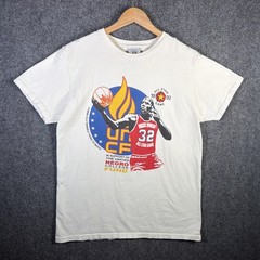 Vintage Cross Colors Shirt Mens Small White 90s Black Culture USA Magic Johnson