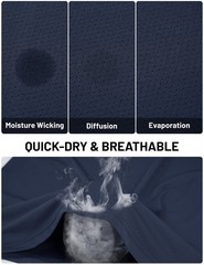 Men’s Workout Shirts Athletic Quick Dry Mesh Short Sleeve Shirt Running Gym Tops