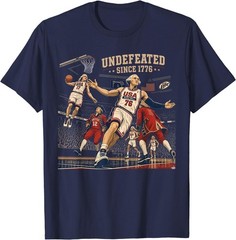 Undefeated Since 1776 America 4th of July Independence Day T-Shirt