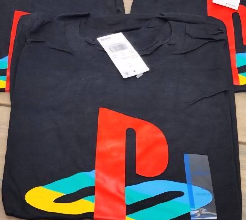 Sony PlayStation Official T-Shirt Men’s L PS Logo Gaming Short Sleeve NWT