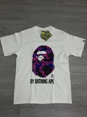 BAPE Color Camo Ape Head Size XL T-Shirt White Purple | A Bathing Ape