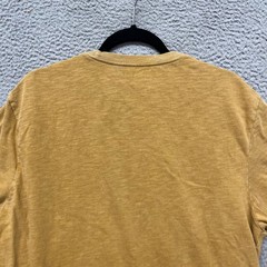 Lucky Brand Shirt Mens XL Yellow Heather “Espresso Yourself” Coffee Crew Neck