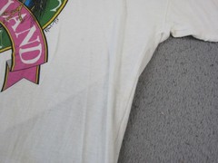 Vintage New Zealand Shirt Mens Medium White Single Stitch 90s South Pacific Kiwi