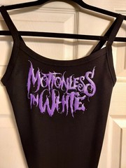 Motionless in white crop top motionless in white tank top Any Color Logo Addnote