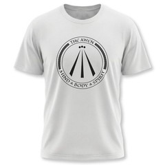 Awen Symbol Graphic with Mind Body Spirit Text T-Shirt | Celtic Unisex Tee