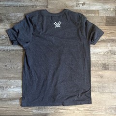 Vortex Men’s XL Gray Graphic Logo Crew Neck Short Sleeve T-Shirt Cotton Blend