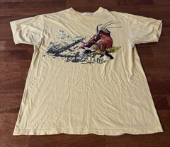 Salt Life 100% Cotton Men’s Yellow Medium Fish T-Shirt Fishing Graphic Tee Rare
