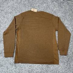 Levi’s Men’s Long Sleeve Standard Fit Thermal Shirt Brown Beige – Size L – NWT