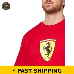 PUMA Ferrari Graphic T-Shirt, Rosso Corsa, X-Large