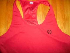 NELEUS ‘Dry Fit Logo Muscle’ Mesh Tank Top Men’s S Gym Workout Exercise Red NEW!