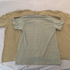 Gildan Next Level Shirt Lot Of 3 Mens Medium Green Conspiracy Christian Flag