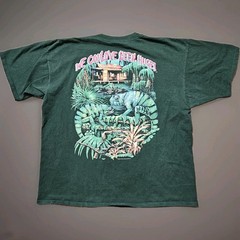 Vtg Gildan Budweiser 1997 XXL We Could’Ve Been Huge Iguana Shirt Mens 2XL Green