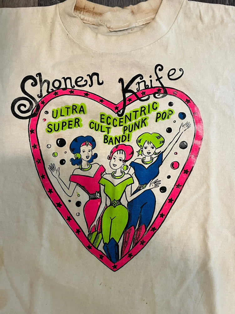 90’s Shonen Knife T-shirt Full Size S to 5XL Collection TU250
