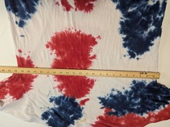 WRV Wave Riding Vehicles Patriotic Tie Dye T-Shirt Men’s XL Red White Blue