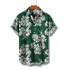 Hawaiian Shirt Tropical Aloha Beach Summer Vacation Mens