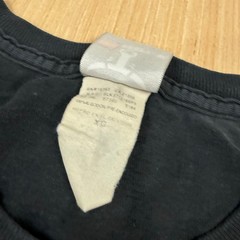 Vintage 90s Hanes Beefy Faded Black T Shirt Plain Essential Basic XL